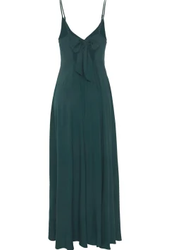 Strandkleider|LASCANA Maxikleid dunkelgrün