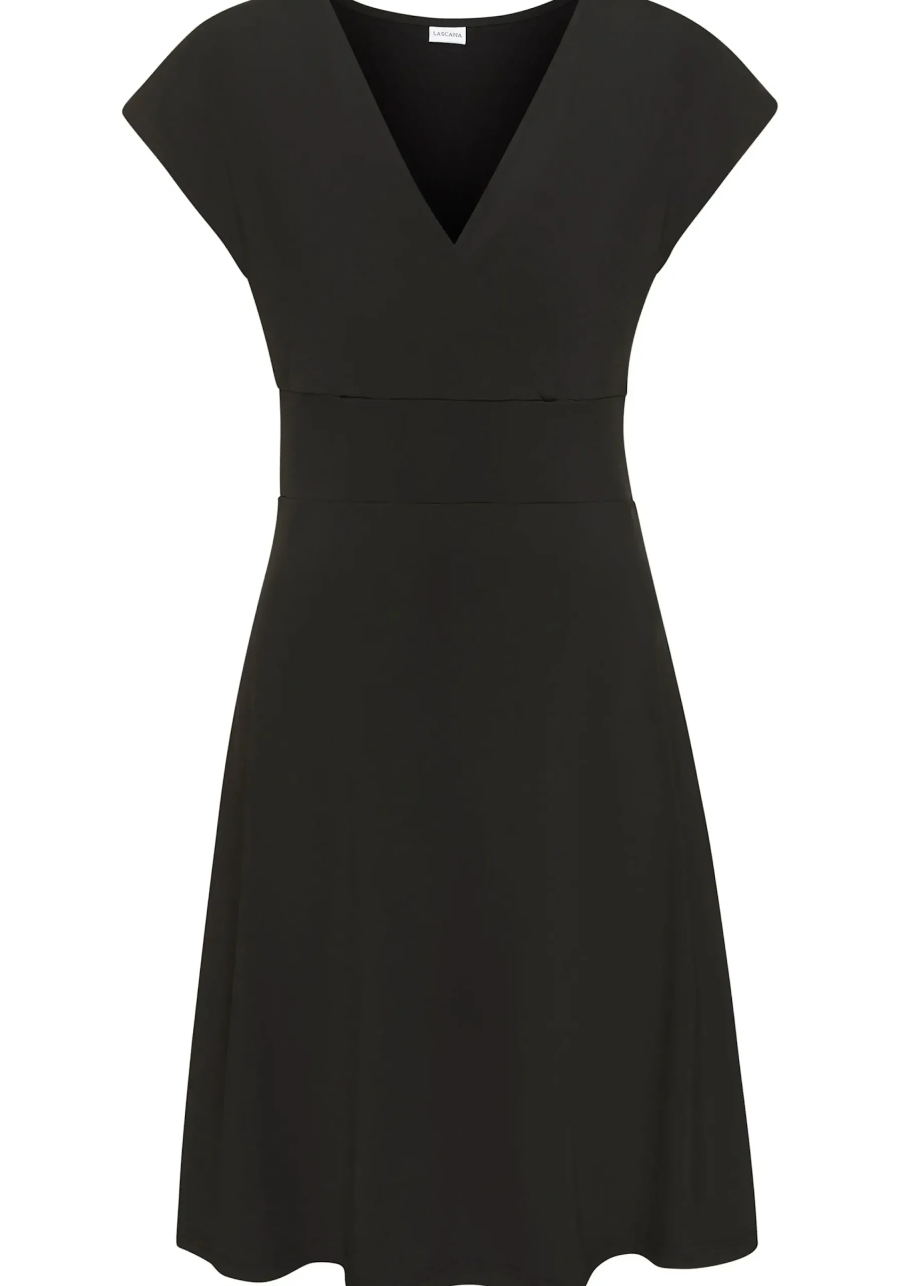 Kleider|LASCANA Midikleid schwarz