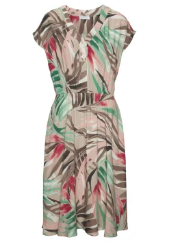 Strandkleider|Kleider|Vivance Midikleid sandbedruckt
