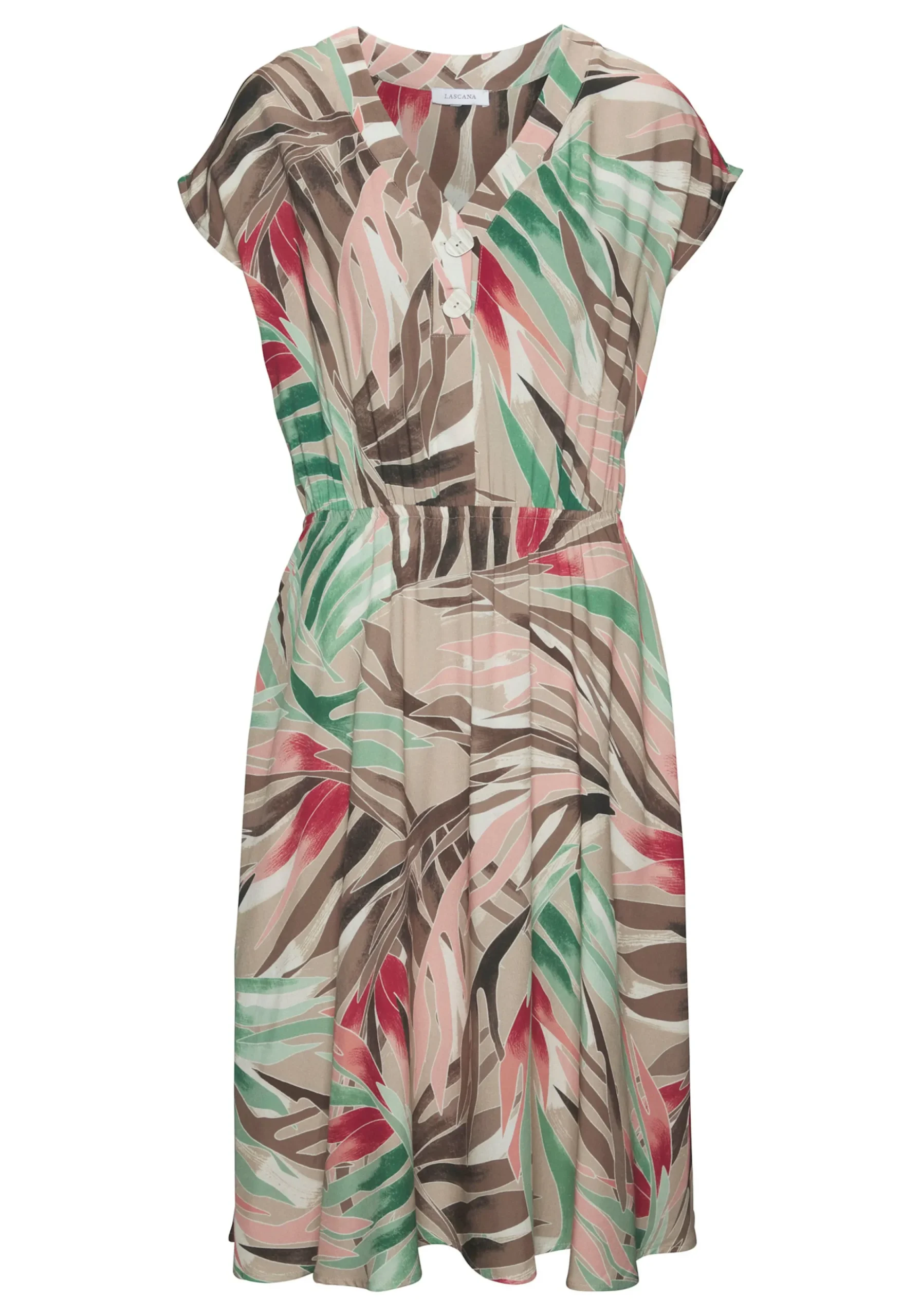 Strandkleider|Kleider|Vivance Midikleid sandbedruckt