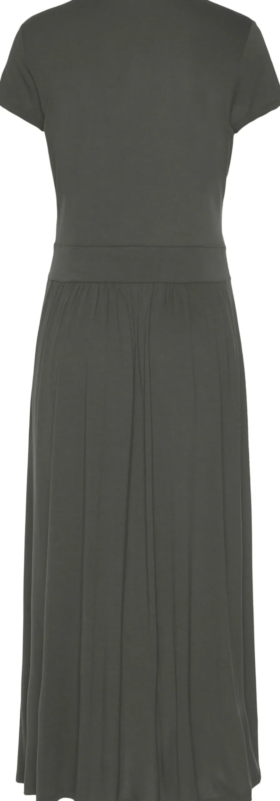 Kleider|LASCANA Midikleid dunkelgrün