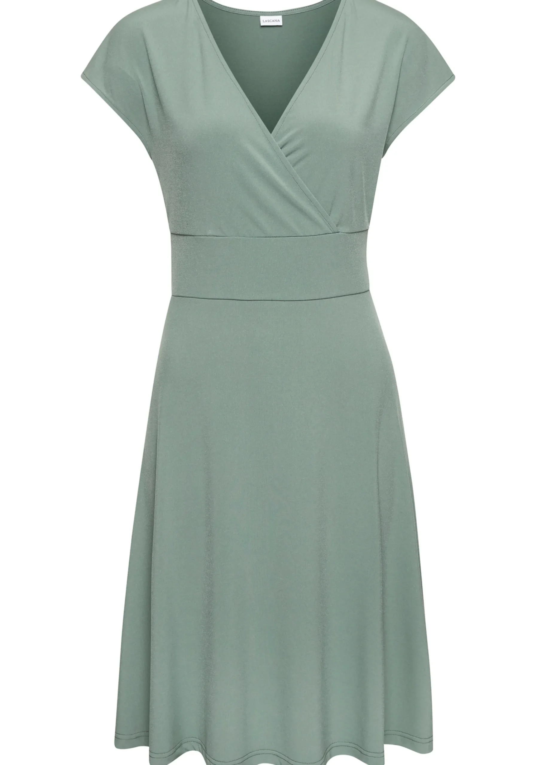 Strandkleider|LASCANA Midikleid sagegreen