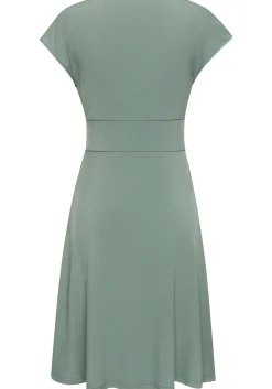 Strandkleider|LASCANA Midikleid sagegreen