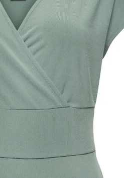 Strandkleider|LASCANA Midikleid sagegreen