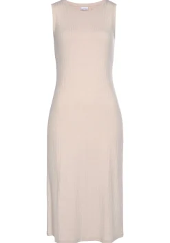 Kleider|LASCANA Midikleid beige