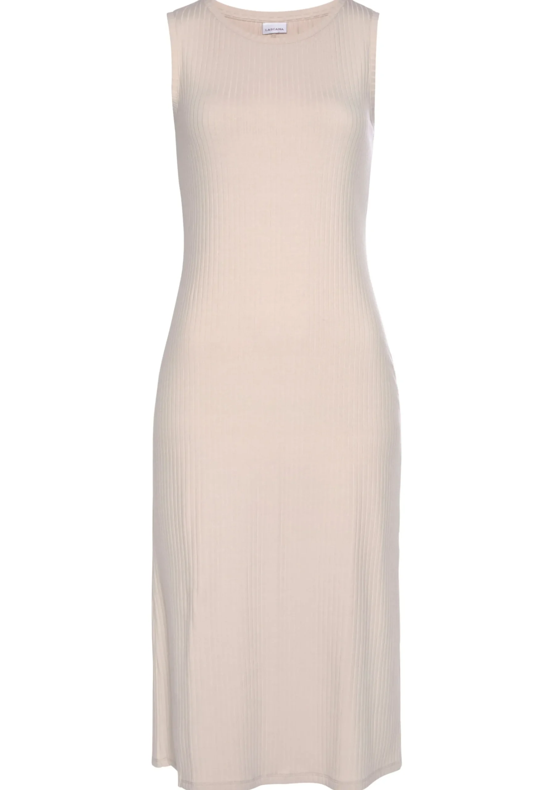 Kleider|LASCANA Midikleid beige