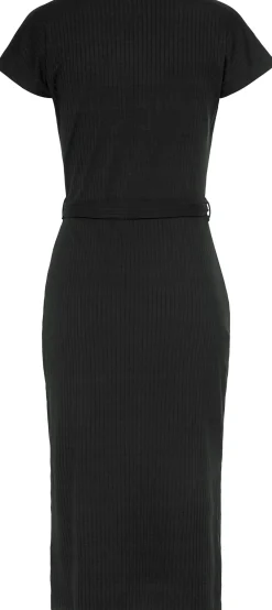 Kleider|LASCANA Midikleid schwarz