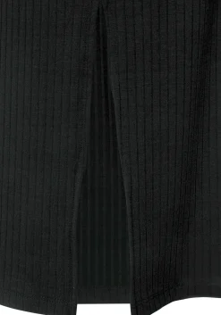Kleider|LASCANA Midikleid schwarz