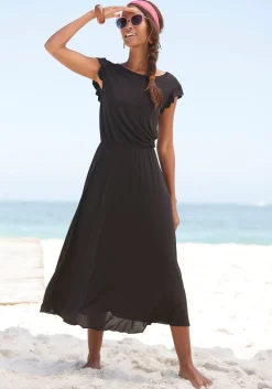 Kleider|Beachtime Midikleid schwarz