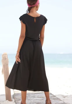 Kleider|Beachtime Midikleid schwarz