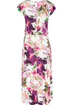 Strandkleider|Beachtime Midikleid weißbedruckt