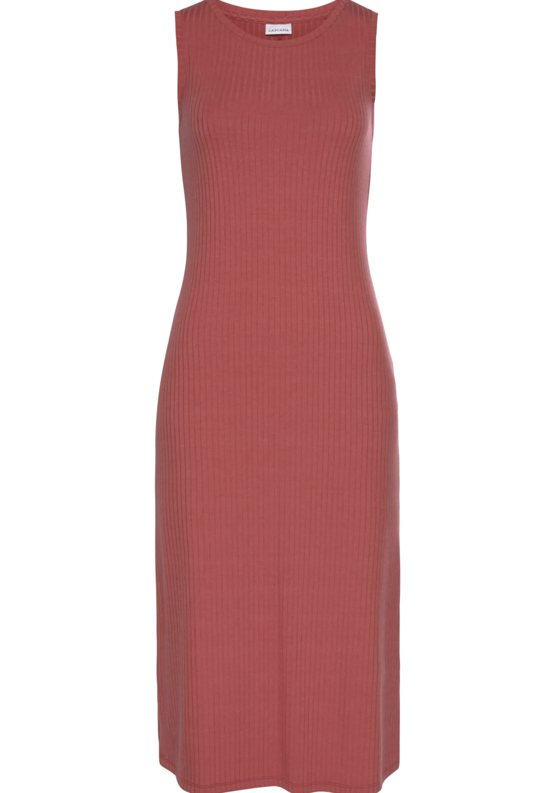 Kleider|LASCANA Midikleid terrakotta
