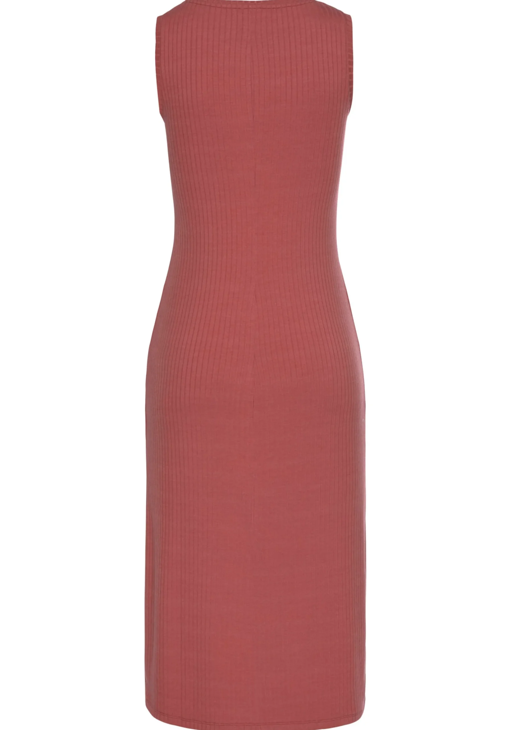 Kleider|LASCANA Midikleid terrakotta