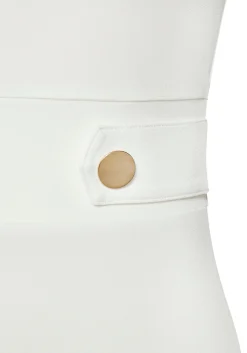 Strandkleider|Kleider|LASCANA Midikleid weiß