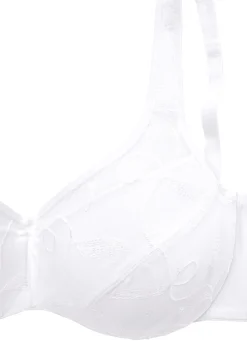 Bhs|petite fleur Minimizer-BH mocha-mousse+weiß