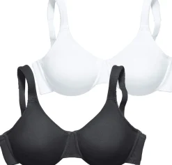 Bhs|petite fleur Minimizer-BH schwarz+weiß
