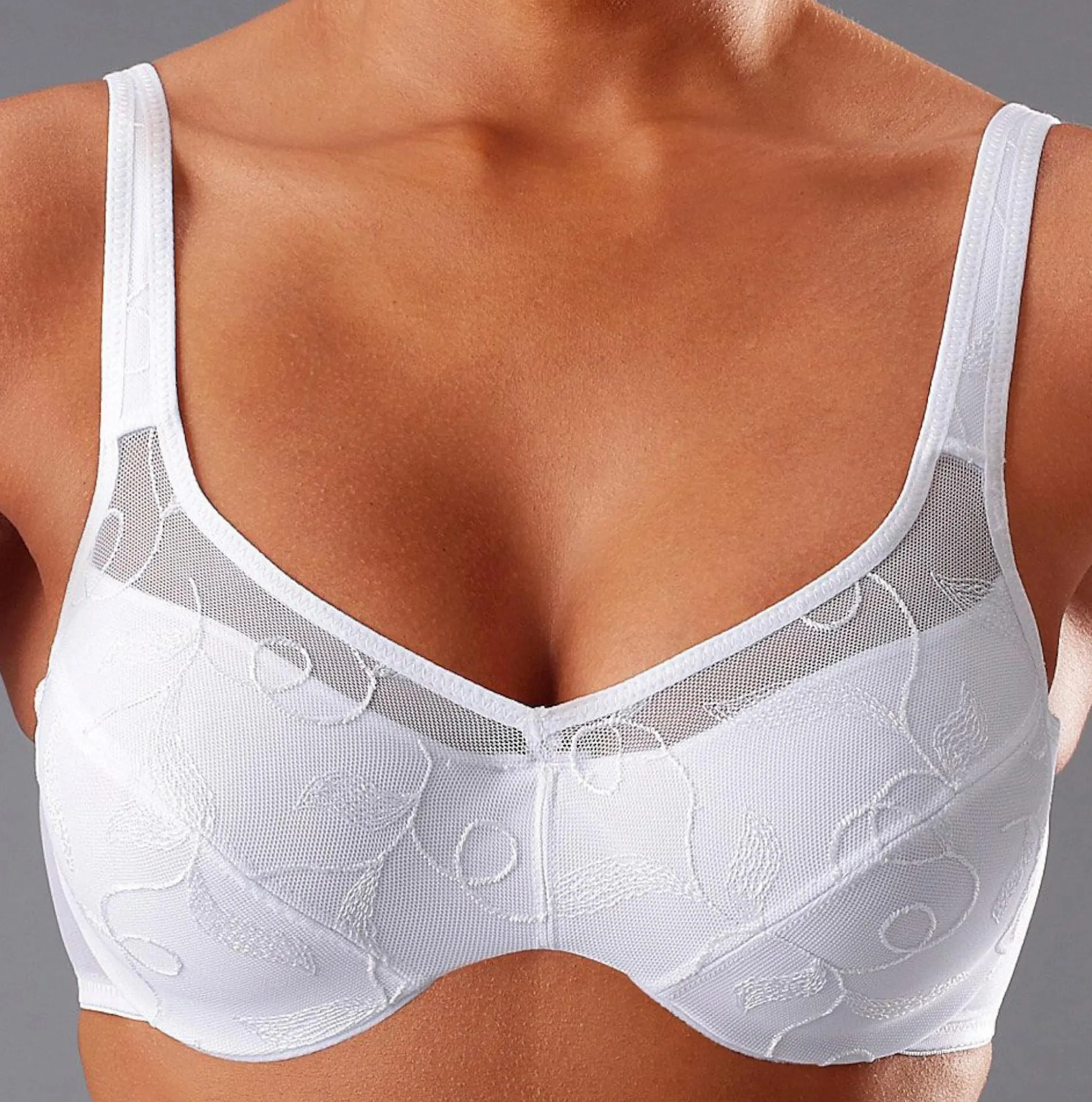 Bhs|petite fleur Minimizer-BH schwarz+weiß
