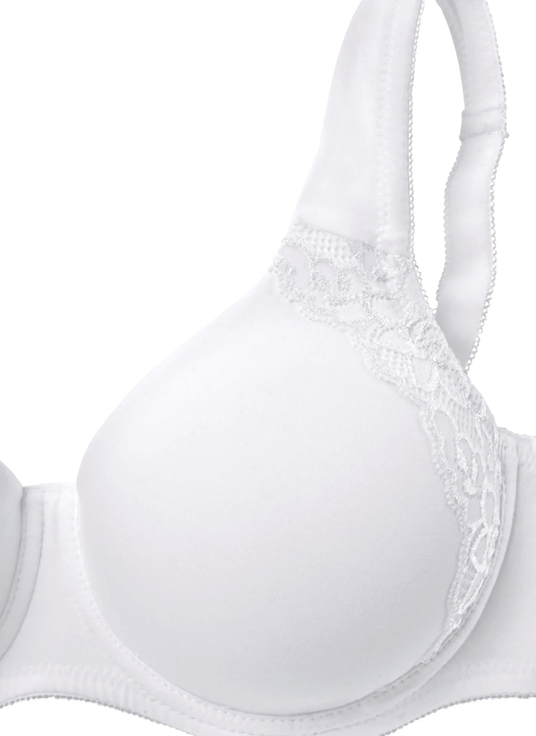 Bhs|petite fleur Minimizer-BH puder+weiß