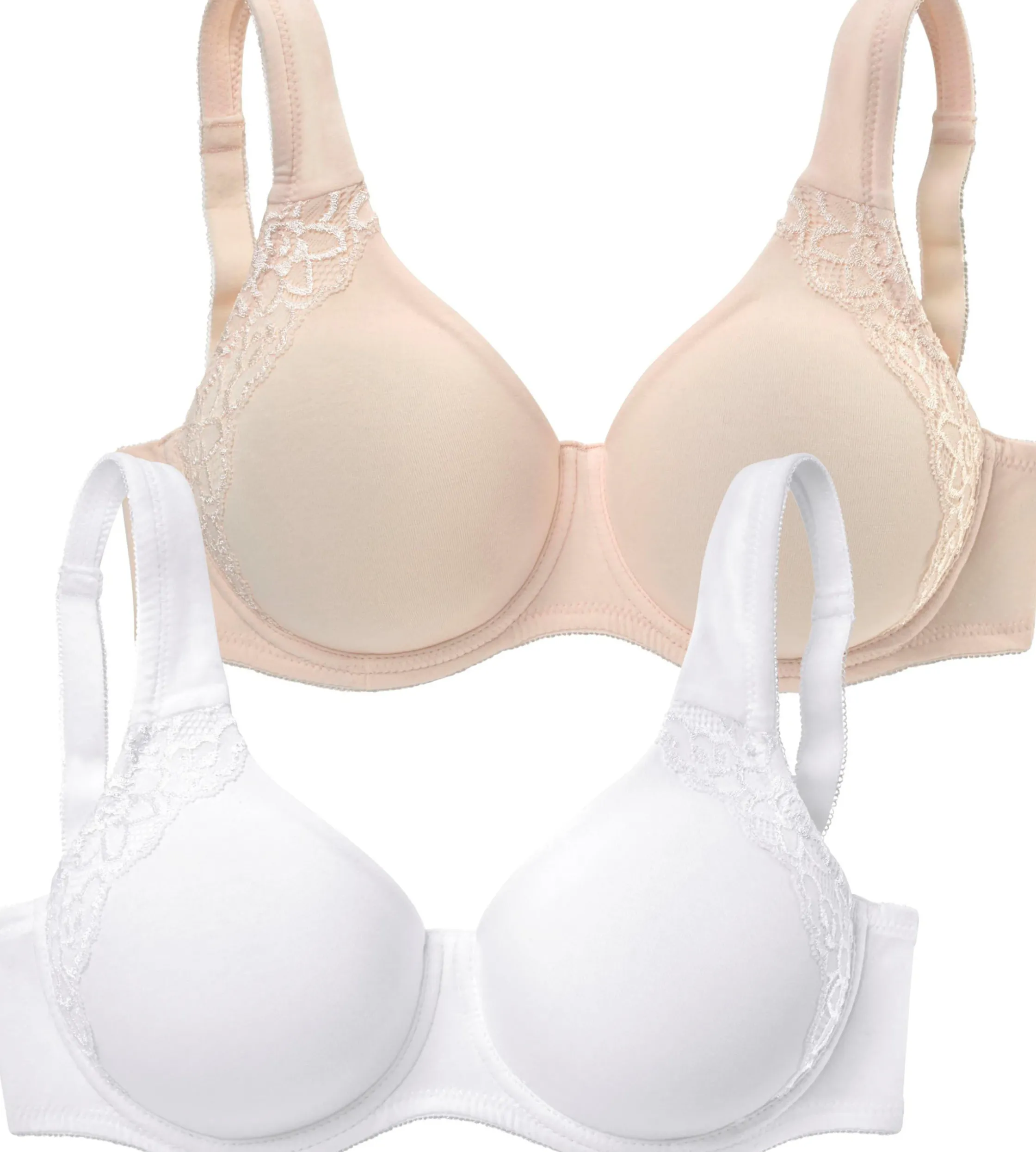 Bhs|petite fleur Minimizer-BH puder+weiß