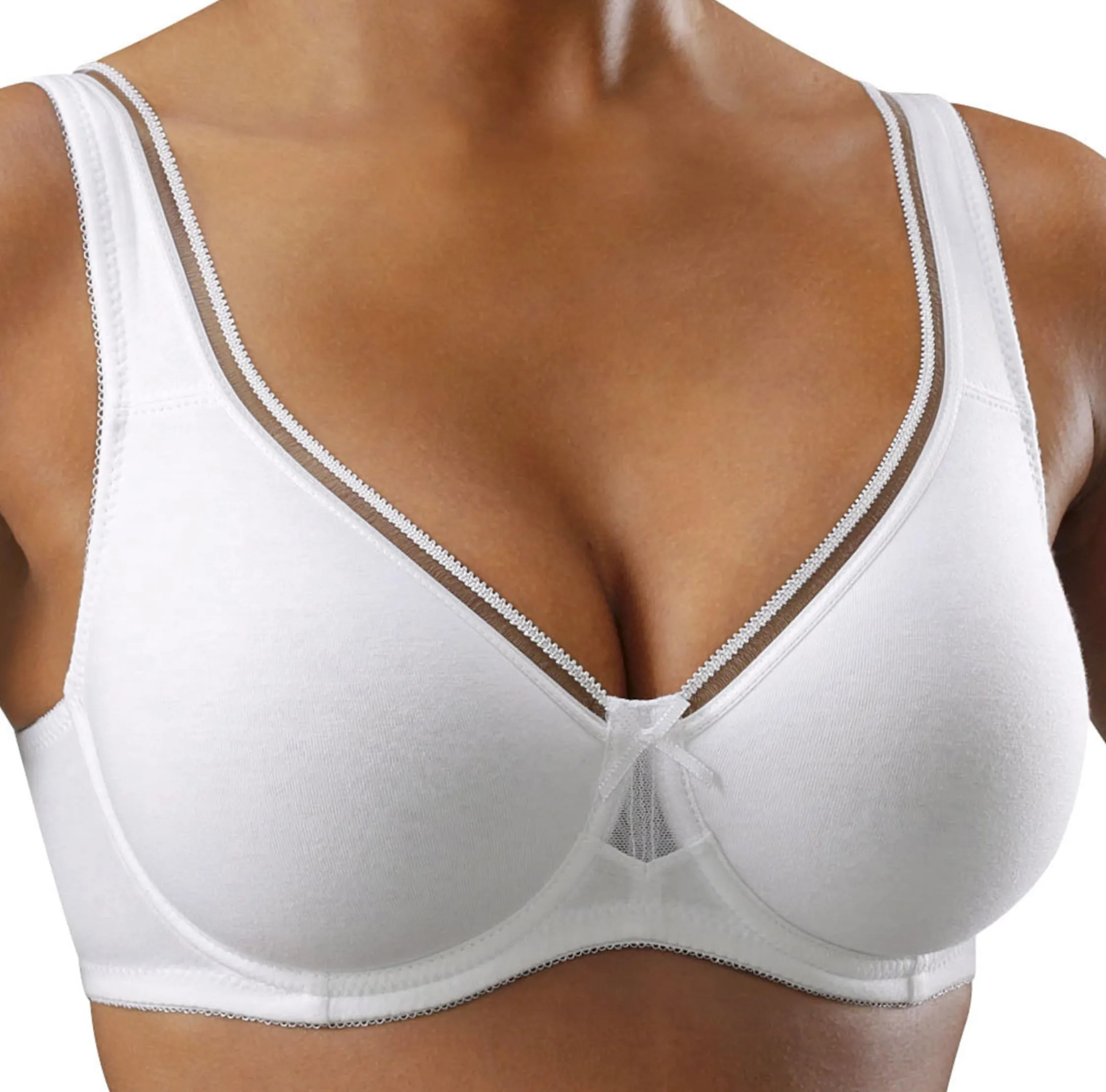 Bhs|petite fleur Minimizer-BH schwarz+weiß