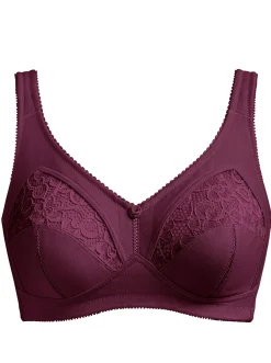 Bhs|Susa Minimizer-BH ohne Bügel aubergine