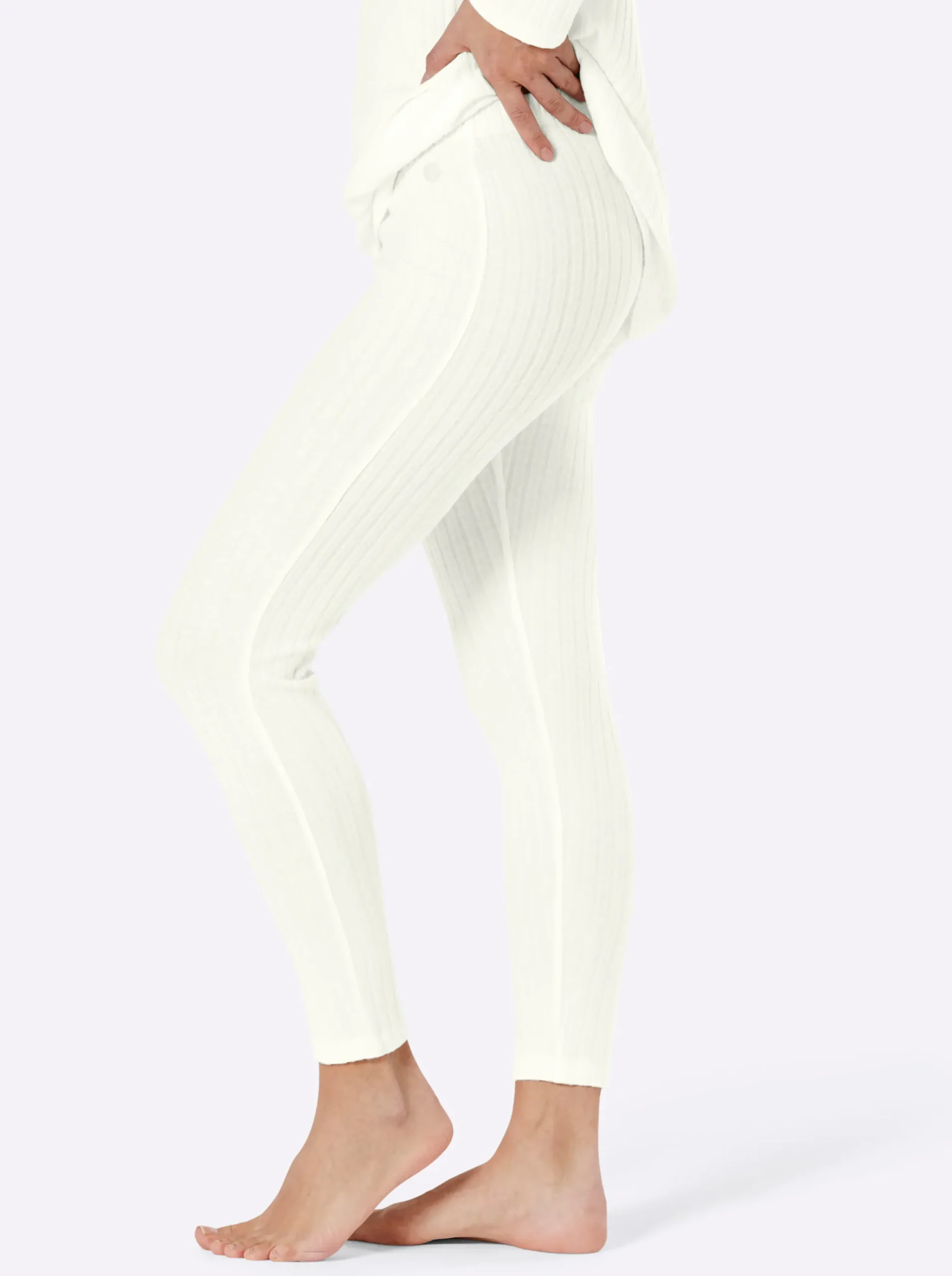 Hosen|CREATION L PREMIUM Modal-Leggings ecru