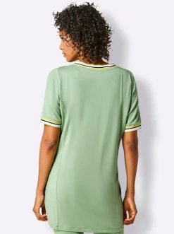 Homewear| Modal-Longshirt eucalyptus