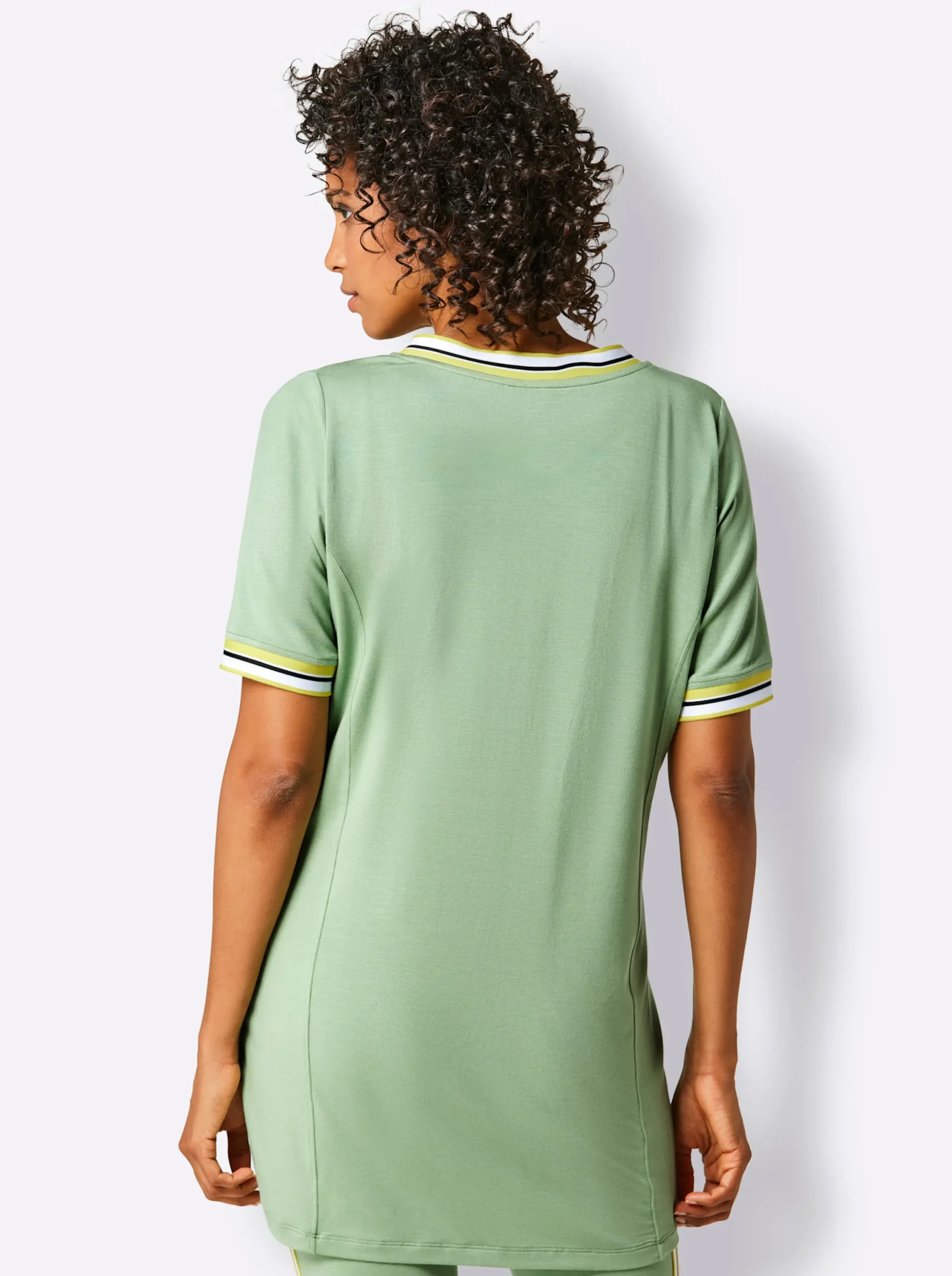 Homewear| Modal-Longshirt eucalyptus