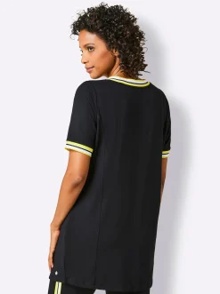 Homewear|Homewear| Modal-Longshirt schwarz