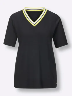 Homewear|Homewear| Modal-Shirt schwarz