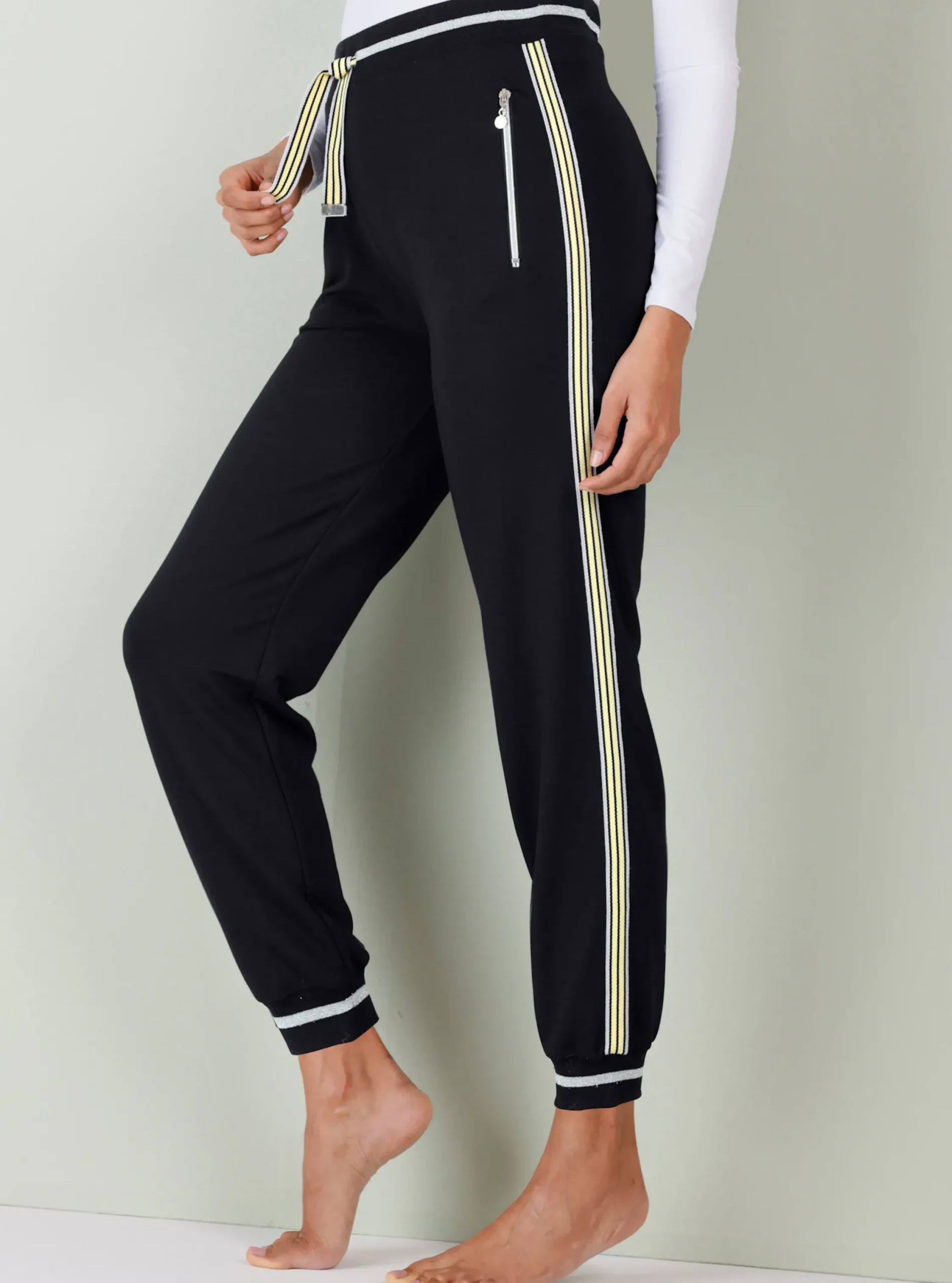 Homewear|Homewear|CREATION L PREMIUM Modal-Viskose-Hose schwarz