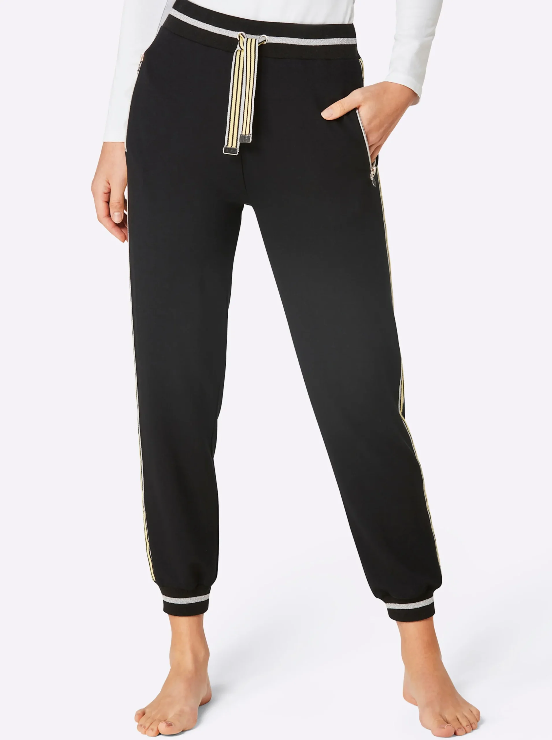 Homewear|Homewear|CREATION L PREMIUM Modal-Viskose-Hose schwarz