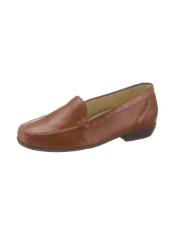 Mokassins & Slippers|Waldläufer Mokassin cognac