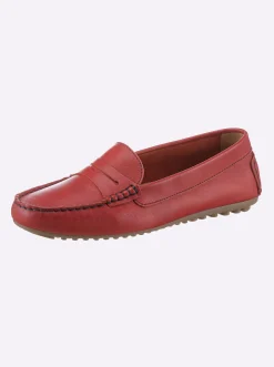 Mokassins & Slippers|heine Mokassin rot