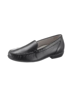 Mokassins & Slippers|Waldläufer Mokassin schwarz