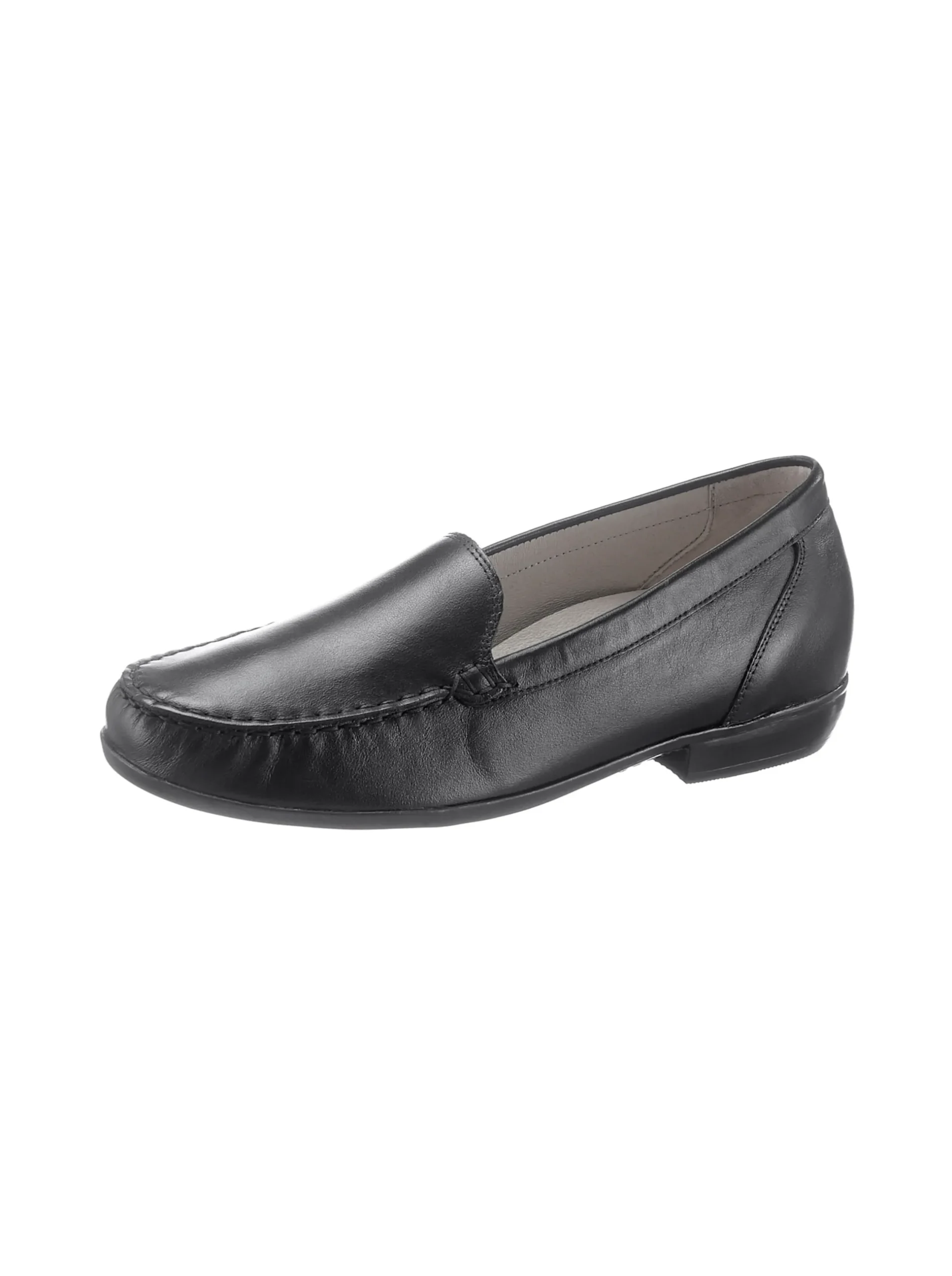 Mokassins & Slippers|Waldläufer Mokassin schwarz