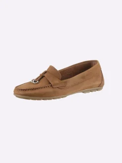 Mokassins & Slippers|heine Mokassin cognac