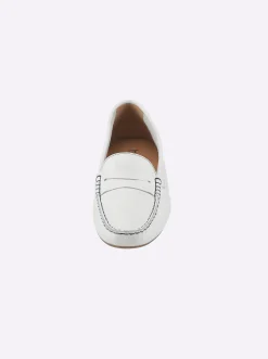Mokassins & Slippers|heine Mokassin weiß