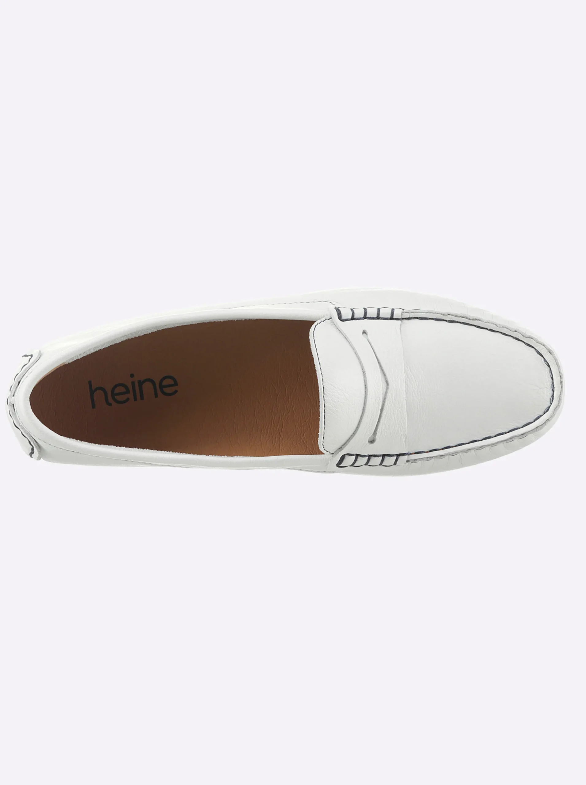 Mokassins & Slippers|heine Mokassin weiß