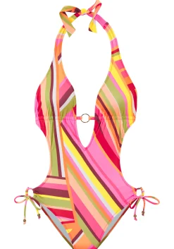 Badeanzüge|Bruno Banani Monokini orangebedruckt