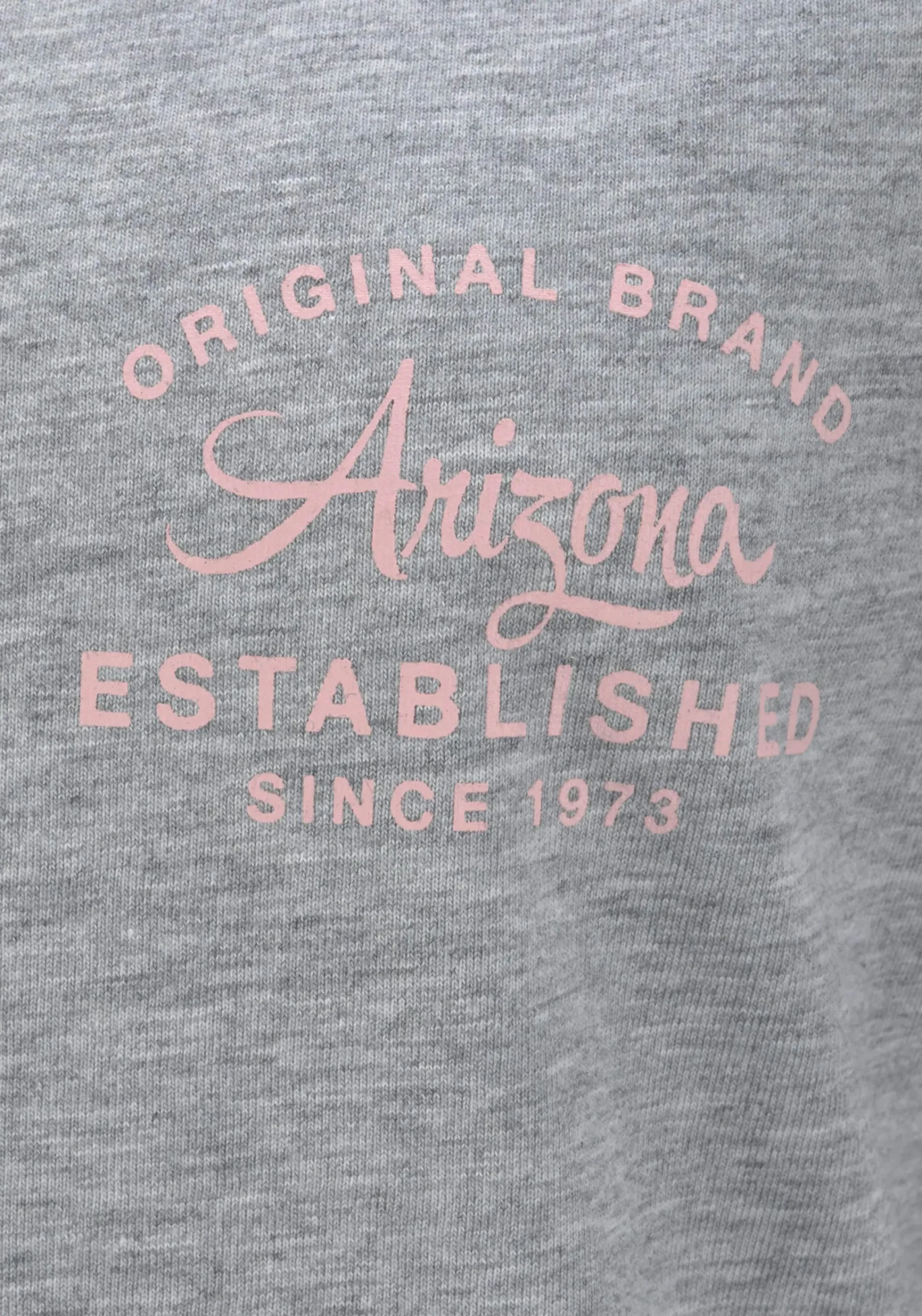 Nachtwäsche|Arizona Nachthemd grau-rosa
