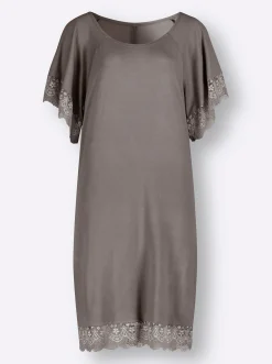 Nachtwäsche|Cybele Nachthemd taupe