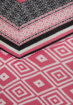 Nachtwäsche|Vivance Dreams Negligé pinkgemustert