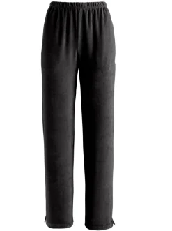 Homewear|feel good Nickihose mit Schlitz am Bein anthrazit