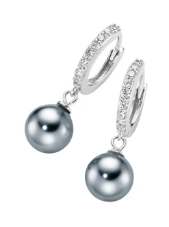 Schmuck| Ohrhänger grau