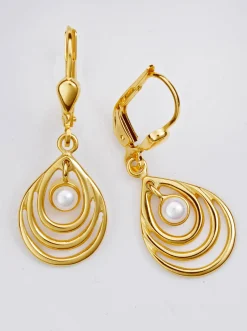 Schmuck| Ohrhänger Silbervergoldet925