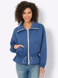 Jacken|heine Outdoorjacke jeansblau