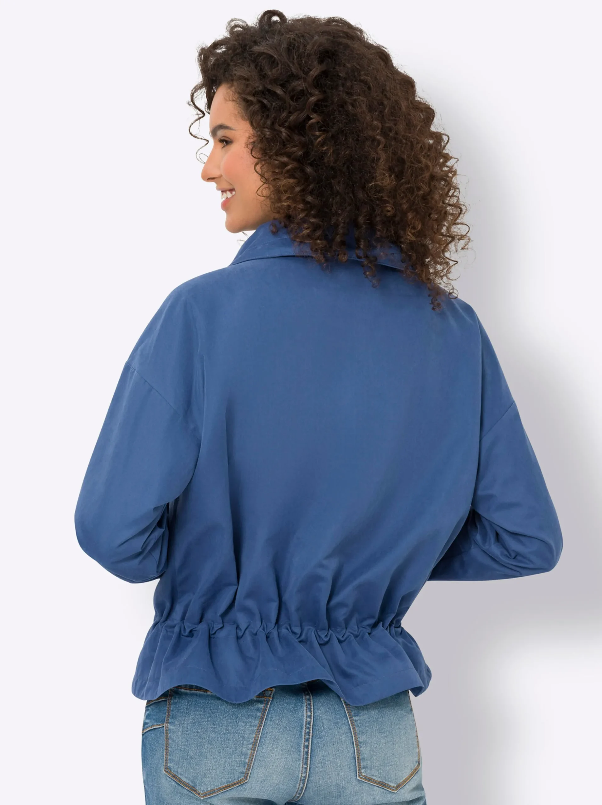 Jacken|heine Outdoorjacke jeansblau