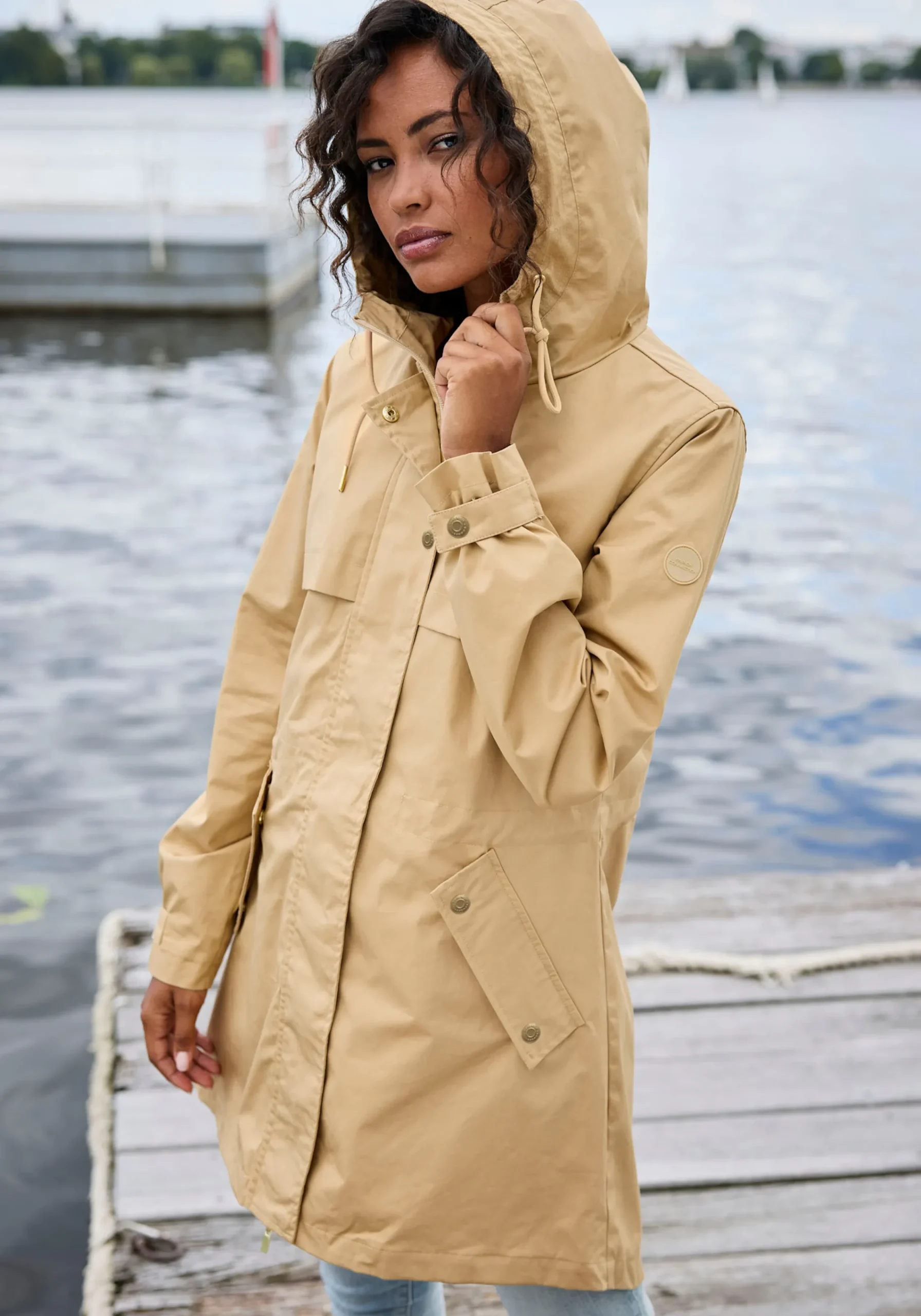 Jacken| Outdoorjacke beige