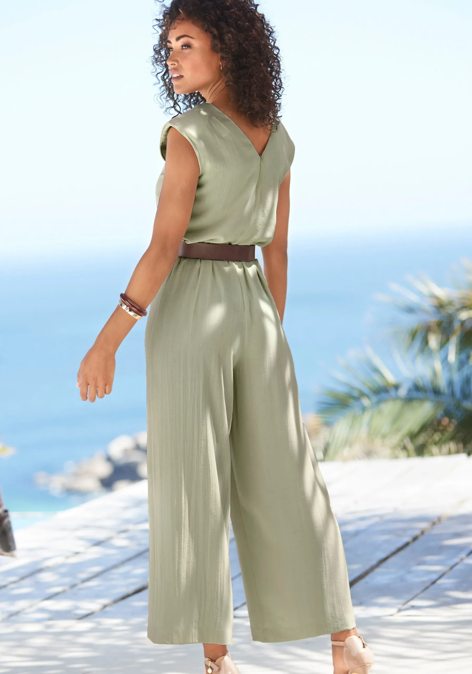 Overalls|LASCANA Overall lindgrün